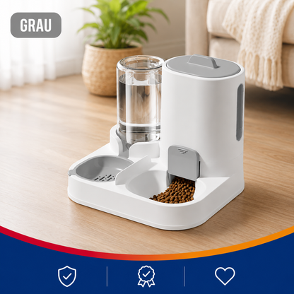 Automatischer Futter- & Wasserspender – Versorgt deine Fellnase rund um die Uhr